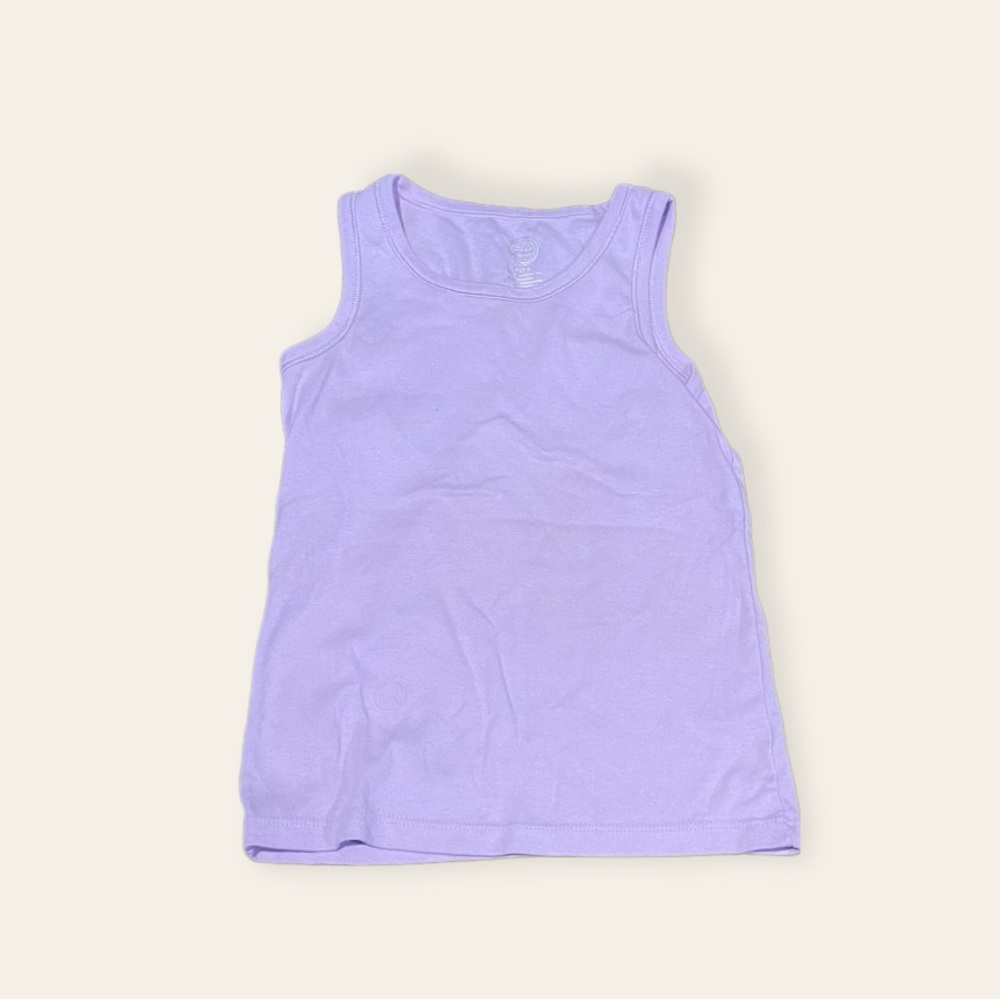 Girls Purple Tank - Size M (7/8)